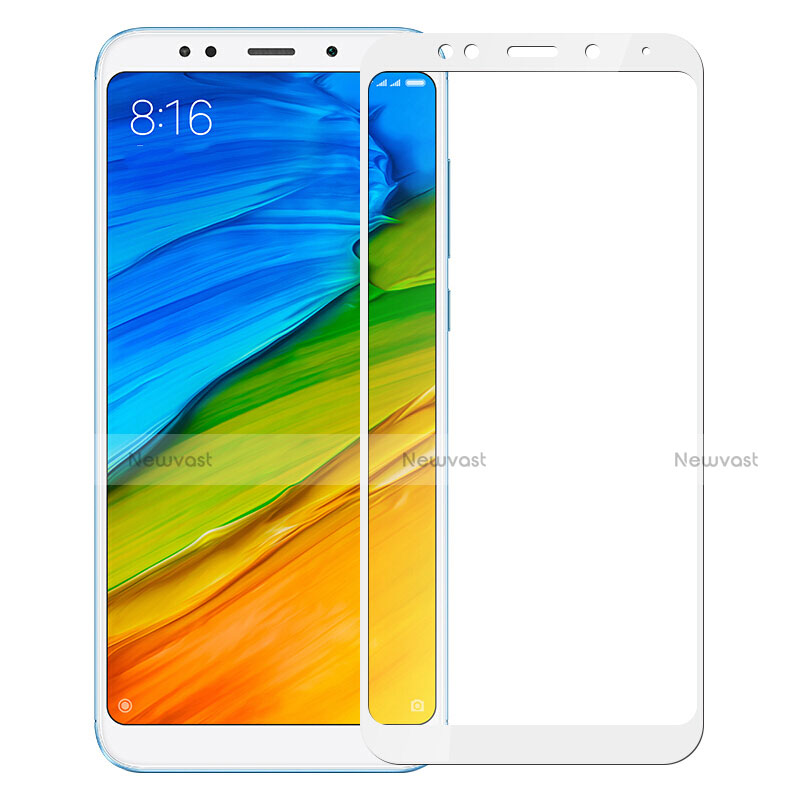 Ultra Clear Full Screen Protector Tempered Glass for Xiaomi Redmi Note 5 Indian Version White