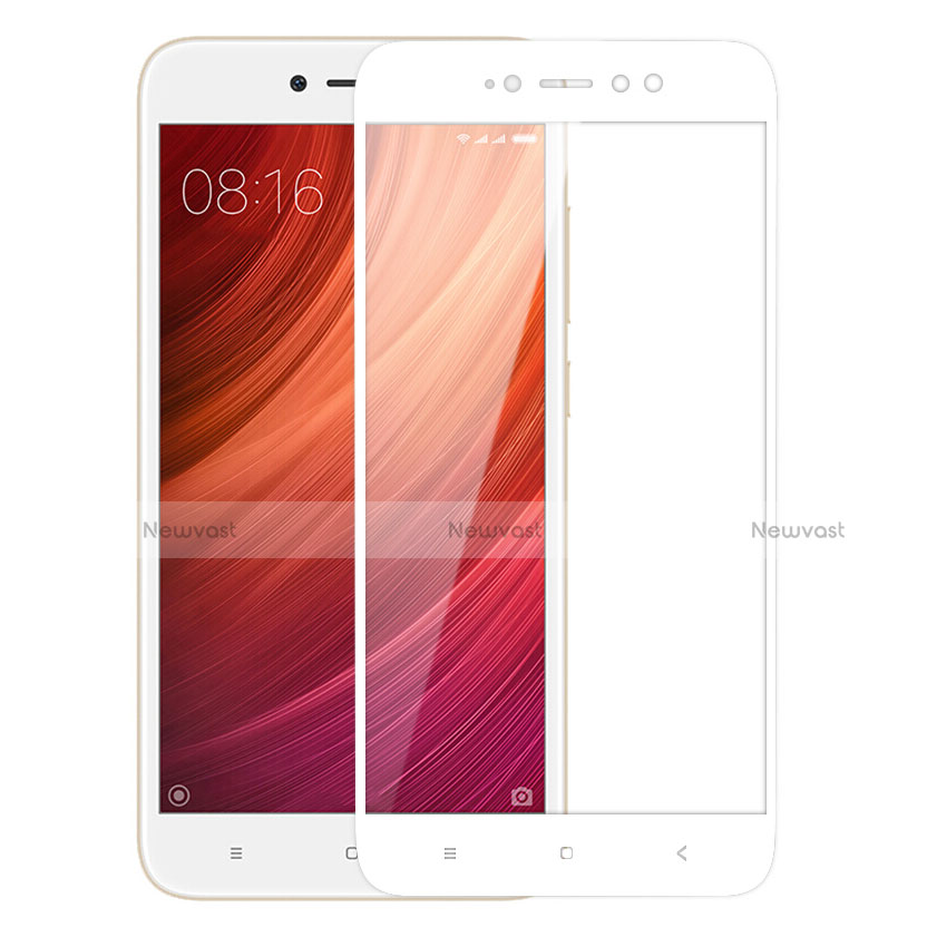 Ultra Clear Full Screen Protector Tempered Glass for Xiaomi Redmi Note 5A High Edition White