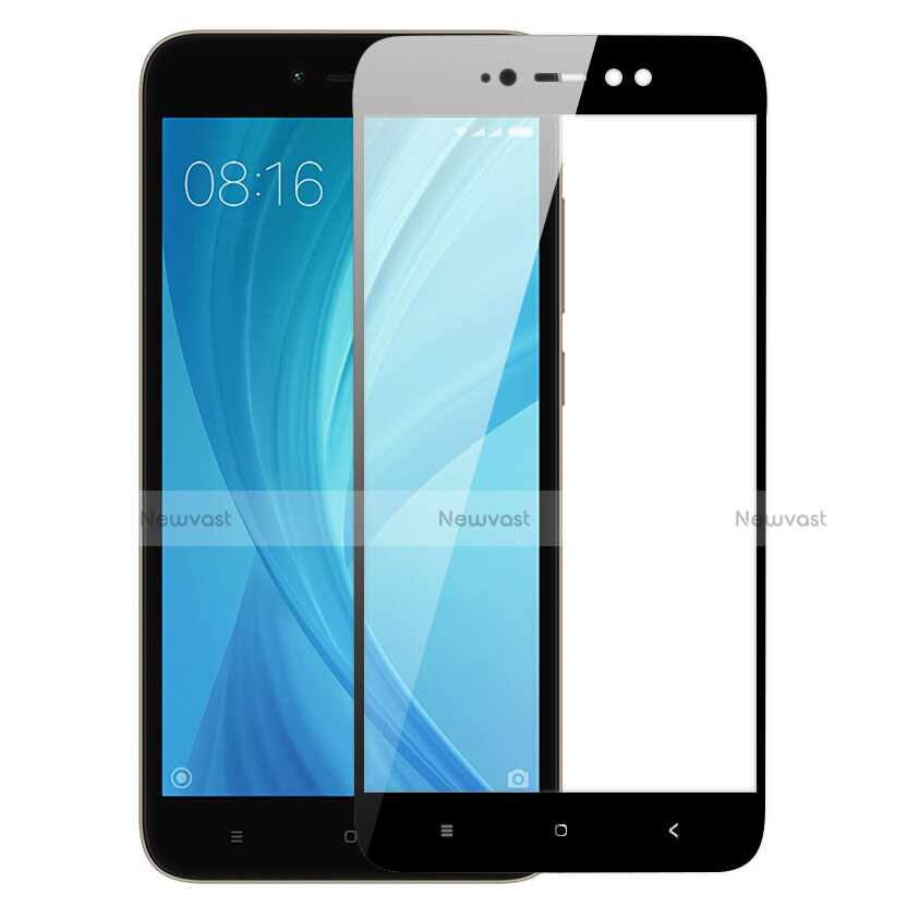 Ultra Clear Full Screen Protector Tempered Glass for Xiaomi Redmi Note 5A Pro Black