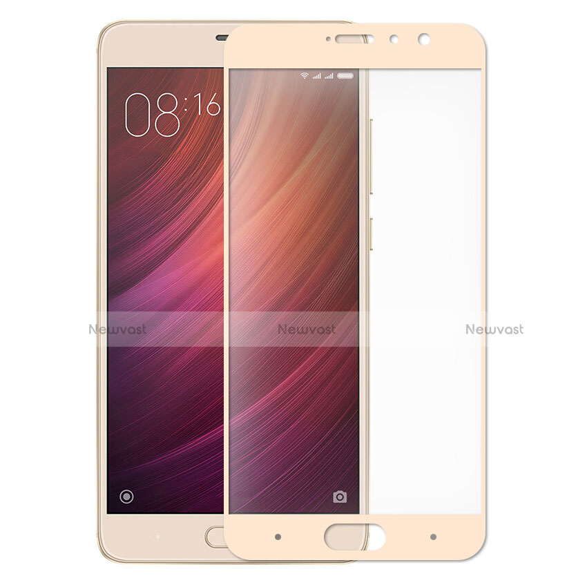 Ultra Clear Full Screen Protector Tempered Glass for Xiaomi Redmi Pro Gold