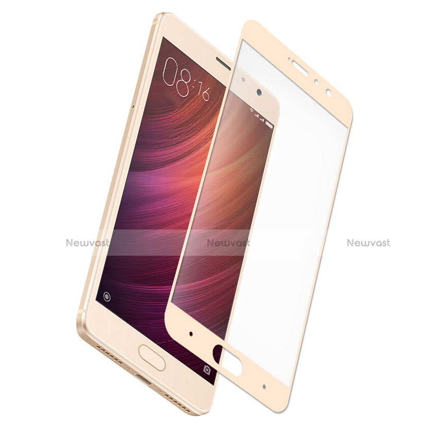 Ultra Clear Full Screen Protector Tempered Glass for Xiaomi Redmi Pro Gold