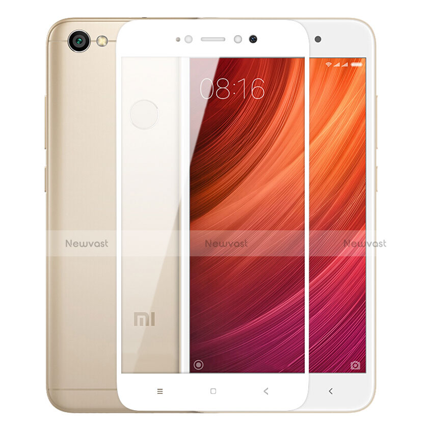 Ultra Clear Full Screen Protector Tempered Glass for Xiaomi Redmi Y1 White