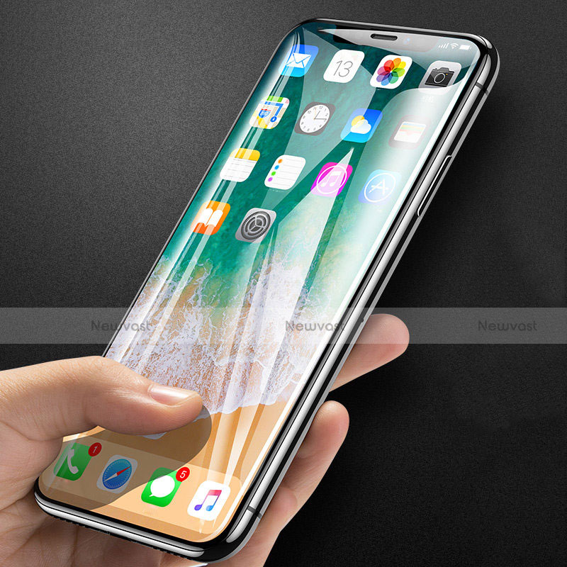 Ultra Clear Full Screen Protector Tempered Glass P05 for Apple iPhone X Black