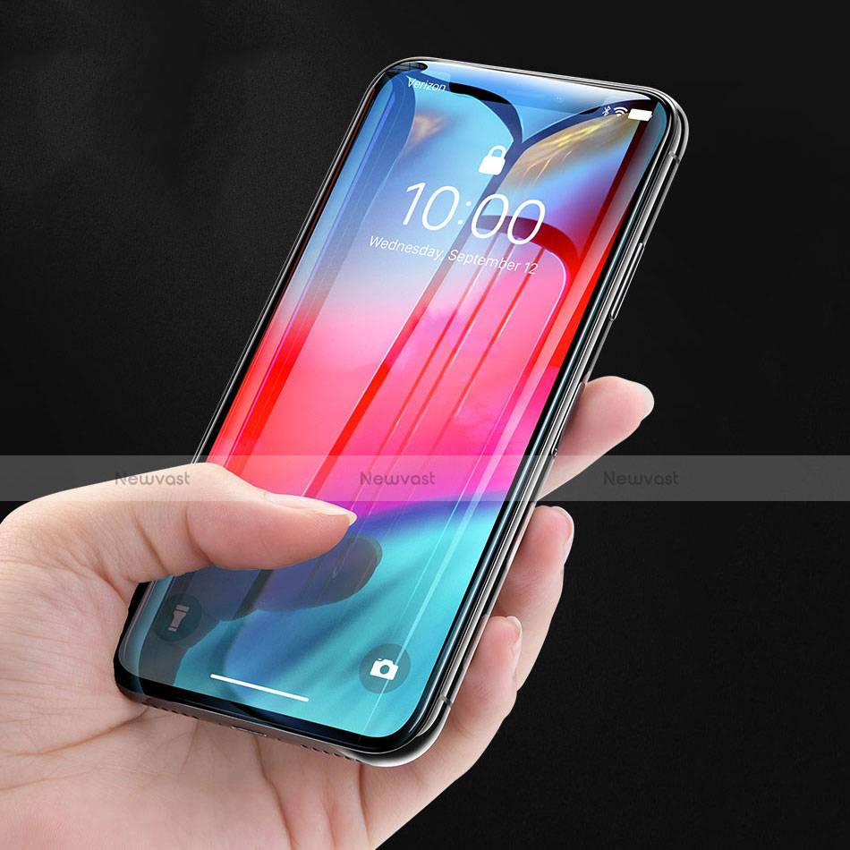 Ultra Clear Full Screen Protector Tempered Glass P08 for Apple iPhone X Black