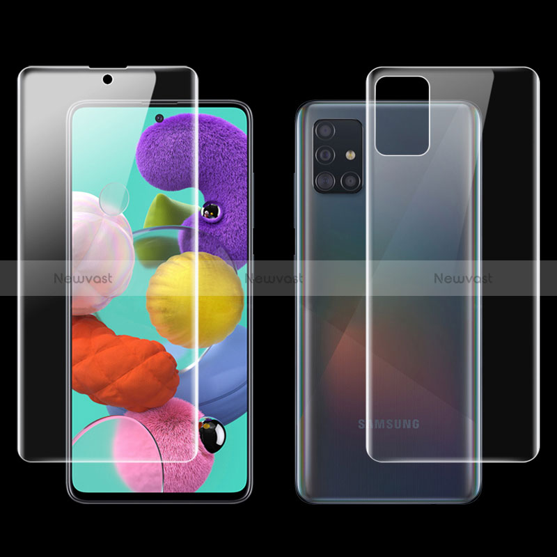 Ultra Clear Screen Protector Front and Back Film for Samsung Galaxy M40S Clear