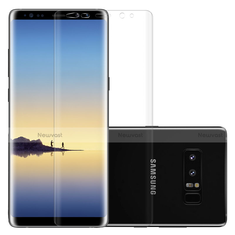 Ultra Clear Screen Protector Front and Back Film for Samsung Galaxy Note 8 Clear