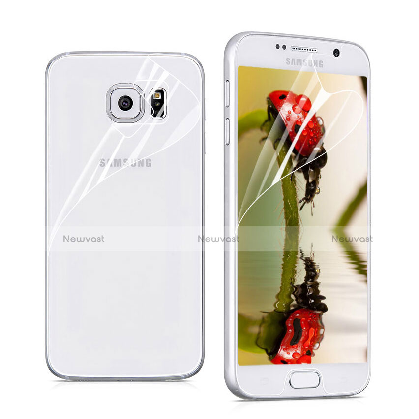Ultra Clear Screen Protector Front and Back Film for Samsung Galaxy S6 Duos SM-G920F G9200 Clear