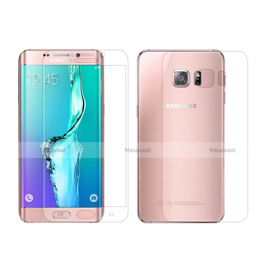 Ultra Clear Screen Protector Front and Back Film for Samsung Galaxy S6 Edge SM-G925 Clear