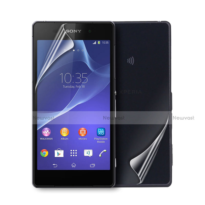 Ultra Clear Screen Protector Front and Back Film for Sony Xperia Z2 Clear