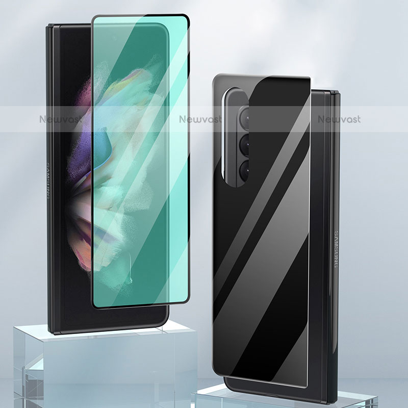 Ultra Clear Screen Protector Front and Back Film S04 for Samsung Galaxy Z Fold3 5G Clear