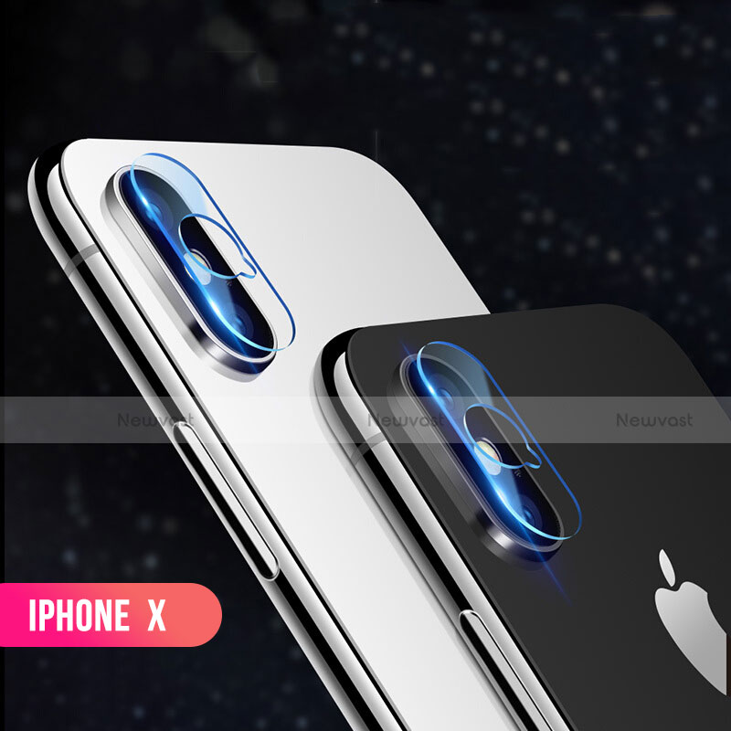 Ultra Clear Tempered Glass Camera Lens Protector F03 for Apple iPhone X Clear