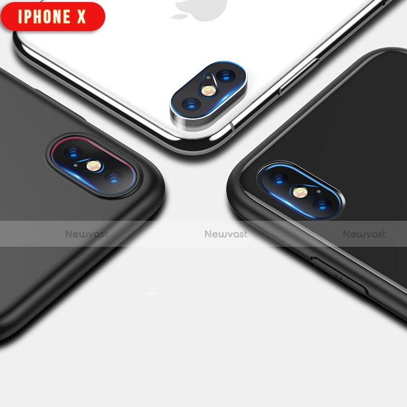Ultra Clear Tempered Glass Camera Lens Protector F05 for Apple iPhone X Clear