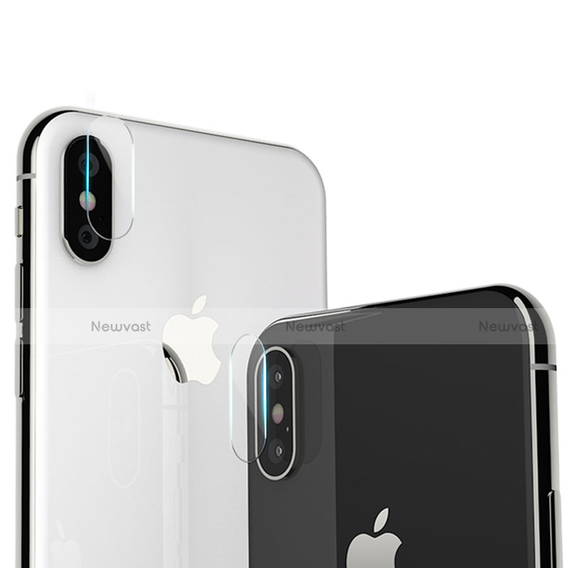 Ultra Clear Tempered Glass Camera Lens Protector F16 for Apple iPhone X Clear