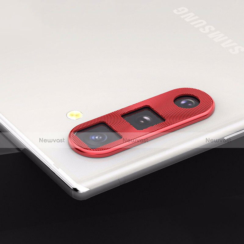 Ultra Clear Tempered Glass Camera Lens Protector for Samsung Galaxy Note 10 5G Red