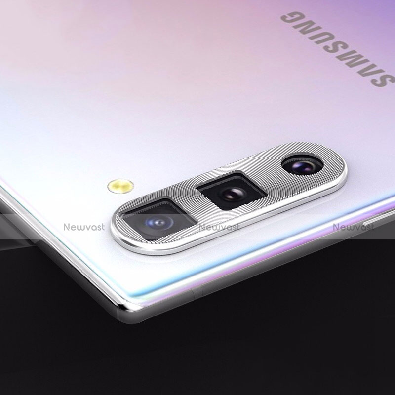 Ultra Clear Tempered Glass Camera Lens Protector for Samsung Galaxy Note 10 Silver