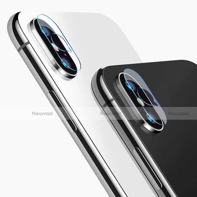 Ultra Clear Tempered Glass Camera Lens Protector P01 for Apple iPhone X Clear