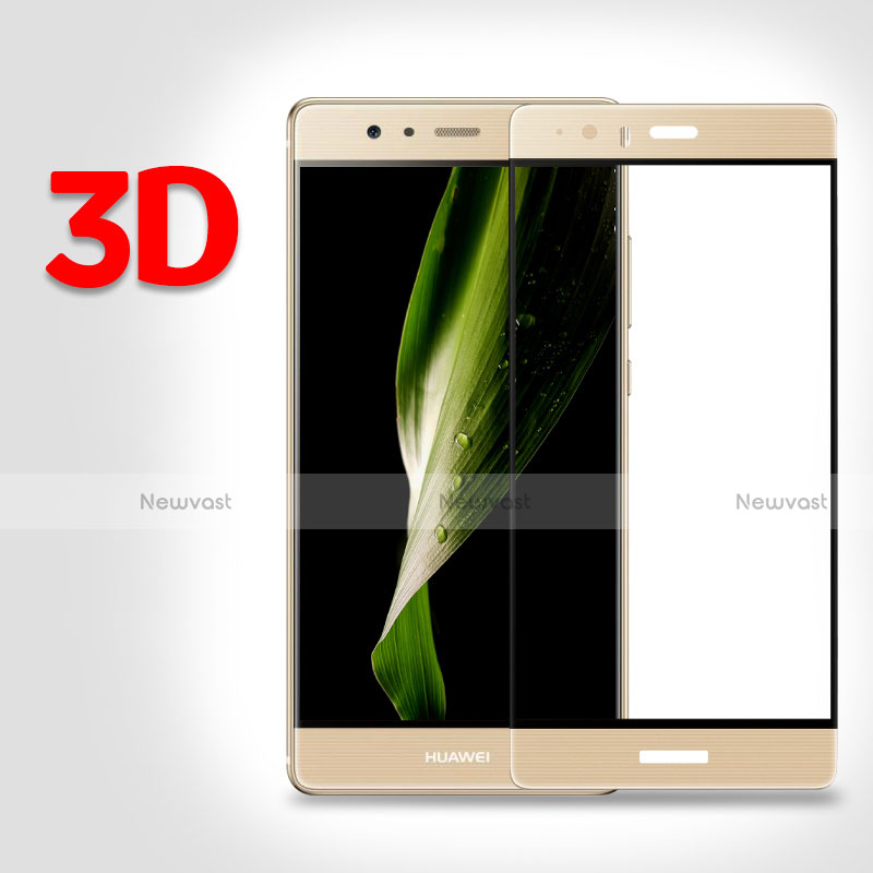 Ultra Clear Tempered Glass Screen Protector Film 3D for Huawei P9 Gold