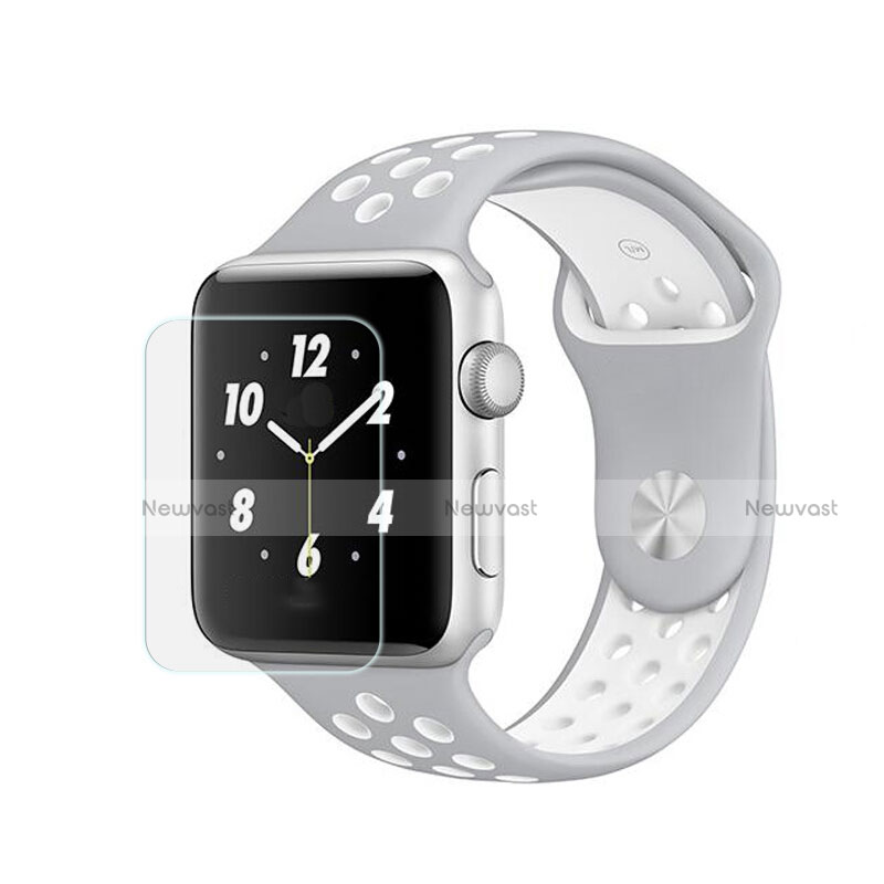 Ultra Clear Tempered Glass Screen Protector Film F06 for Apple iWatch 3 38mm Clear