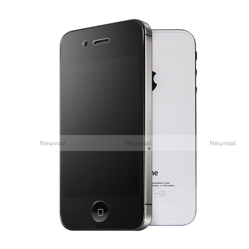 Ultra Clear Tempered Glass Screen Protector Film for Apple iPhone 4 Clear