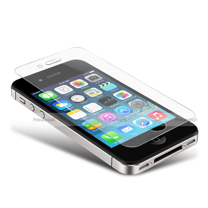 Ultra Clear Tempered Glass Screen Protector Film for Apple iPhone 4S Clear