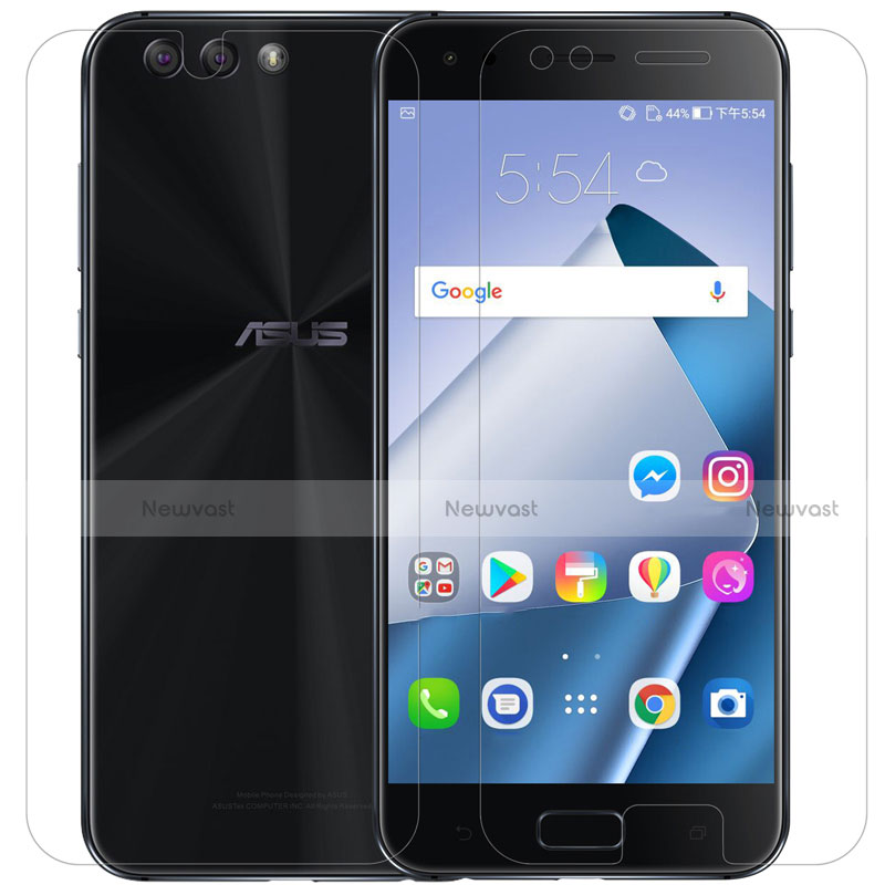 Ultra Clear Tempered Glass Screen Protector Film for Asus Zenfone 4 ZE554KL Clear