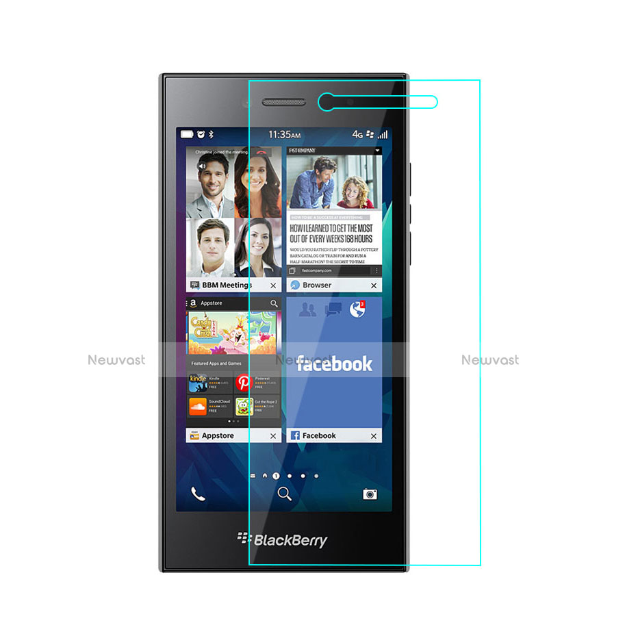 Ultra Clear Tempered Glass Screen Protector Film for Blackberry Leap Clear