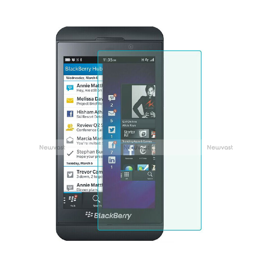 Ultra Clear Tempered Glass Screen Protector Film for Blackberry Z10 Clear