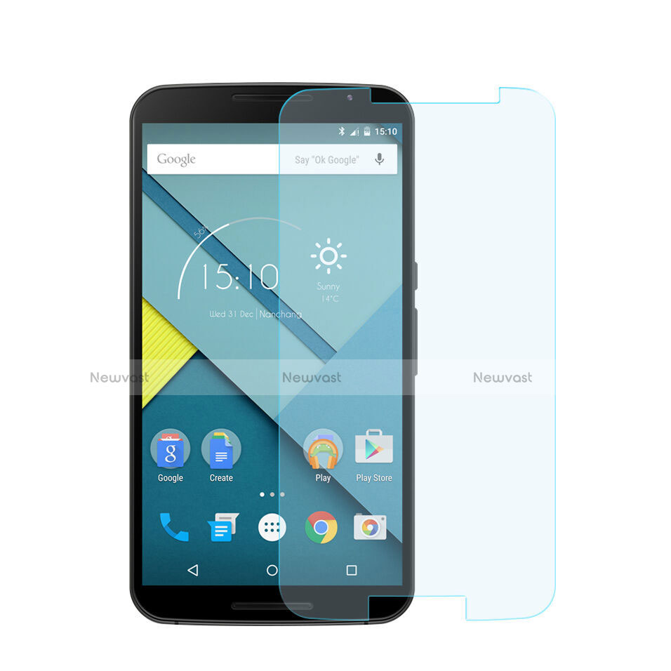 Ultra Clear Tempered Glass Screen Protector Film for Google Nexus 6 Clear