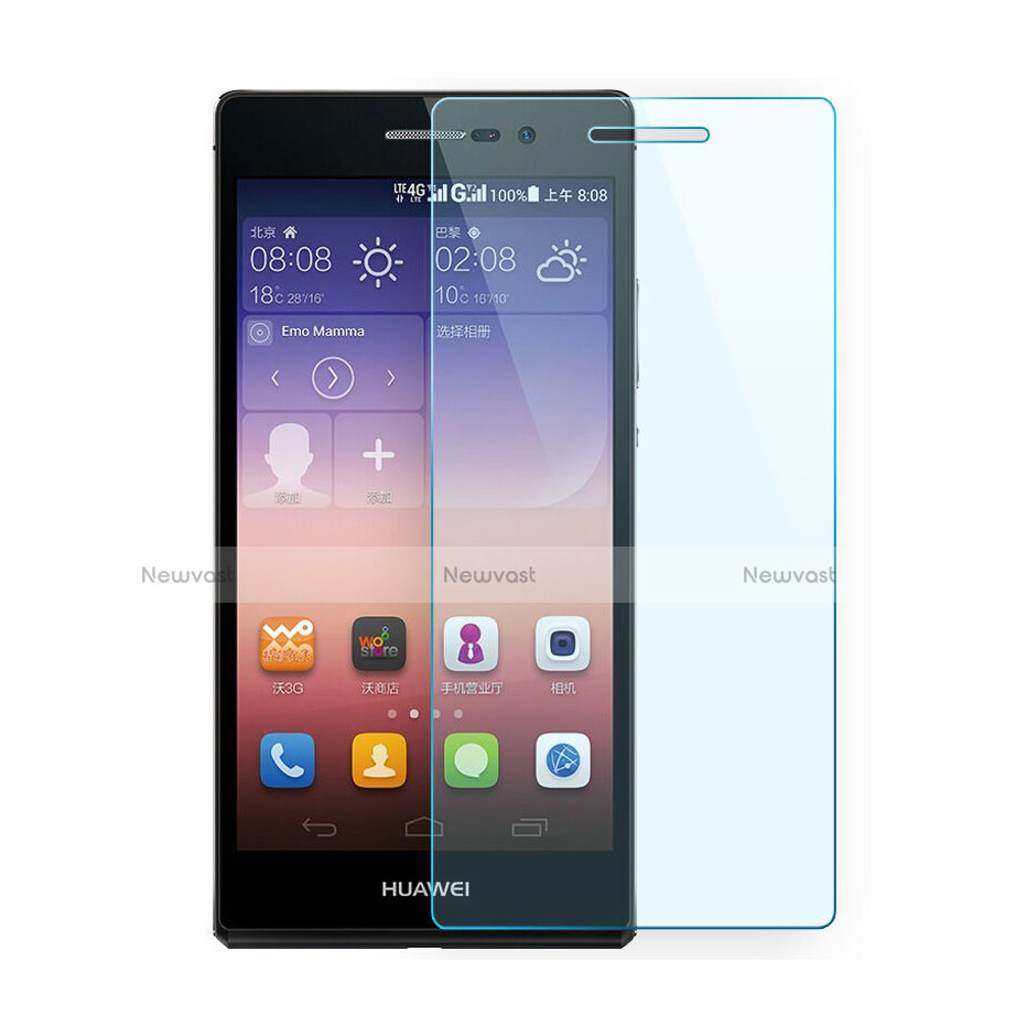 Ultra Clear Tempered Glass Screen Protector Film for Huawei Ascend P7 Clear