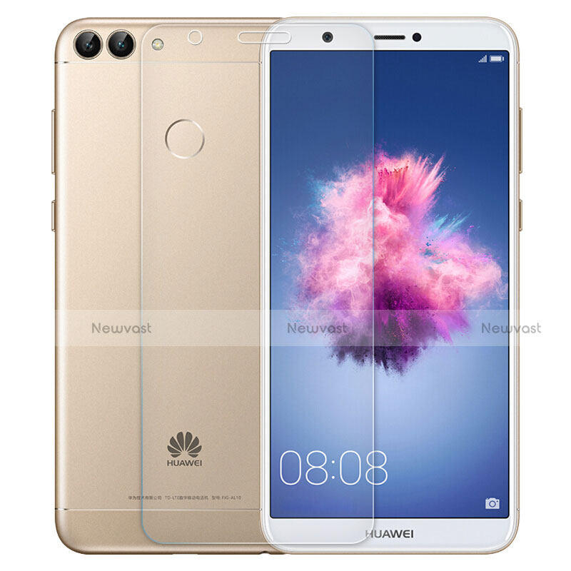 Ultra Clear Tempered Glass Screen Protector Film for Huawei Enjoy 7S Clear