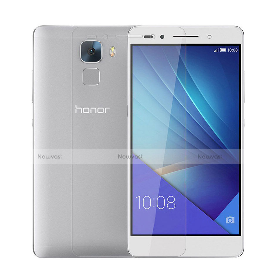 Ultra Clear Tempered Glass Screen Protector Film for Huawei Honor 7 Dual SIM Clear