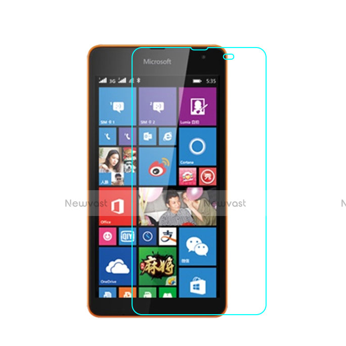 Ultra Clear Tempered Glass Screen Protector Film for Microsoft Lumia 535 Clear