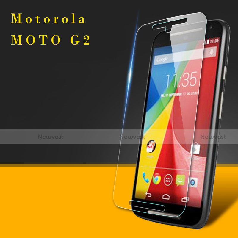 Ultra Clear Tempered Glass Screen Protector Film for Motorola Moto G (2nd Gen) Clear