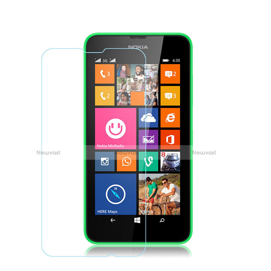 Ultra Clear Tempered Glass Screen Protector Film for Nokia Lumia 630 Clear