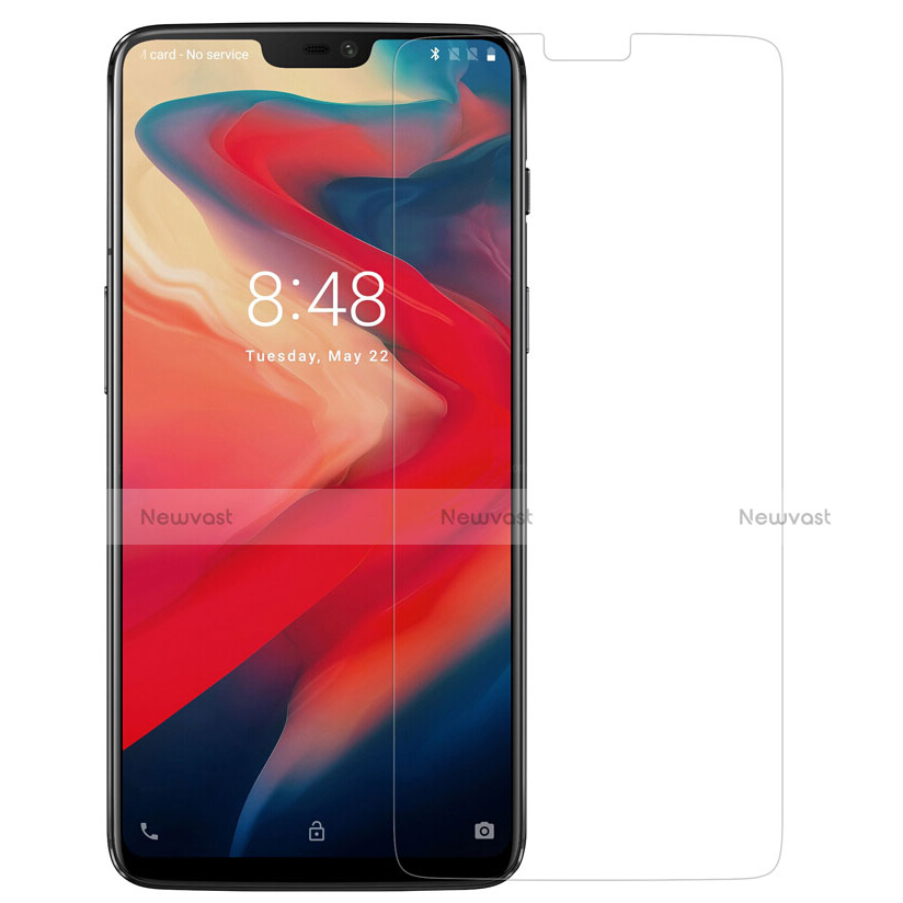 Ultra Clear Tempered Glass Screen Protector Film for OnePlus 6 Clear