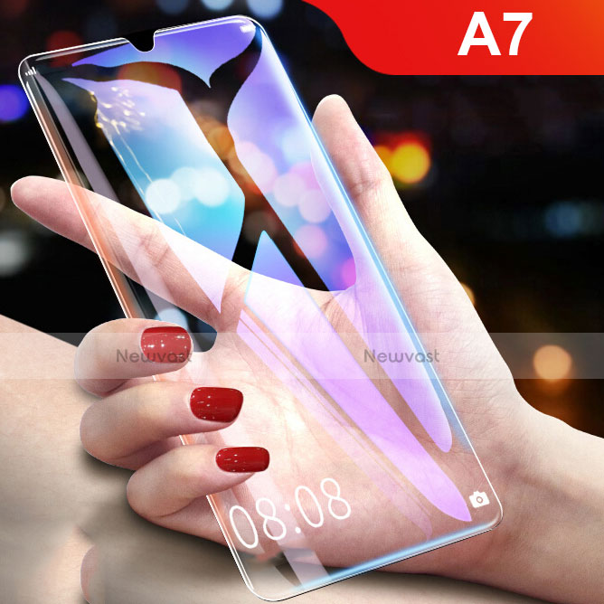 Ultra Clear Tempered Glass Screen Protector Film for Oppo A7 Clear