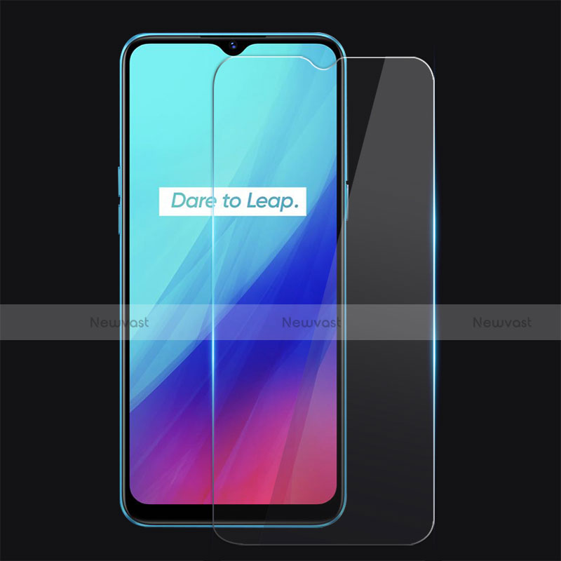 Ultra Clear Tempered Glass Screen Protector Film for Realme C3 Clear