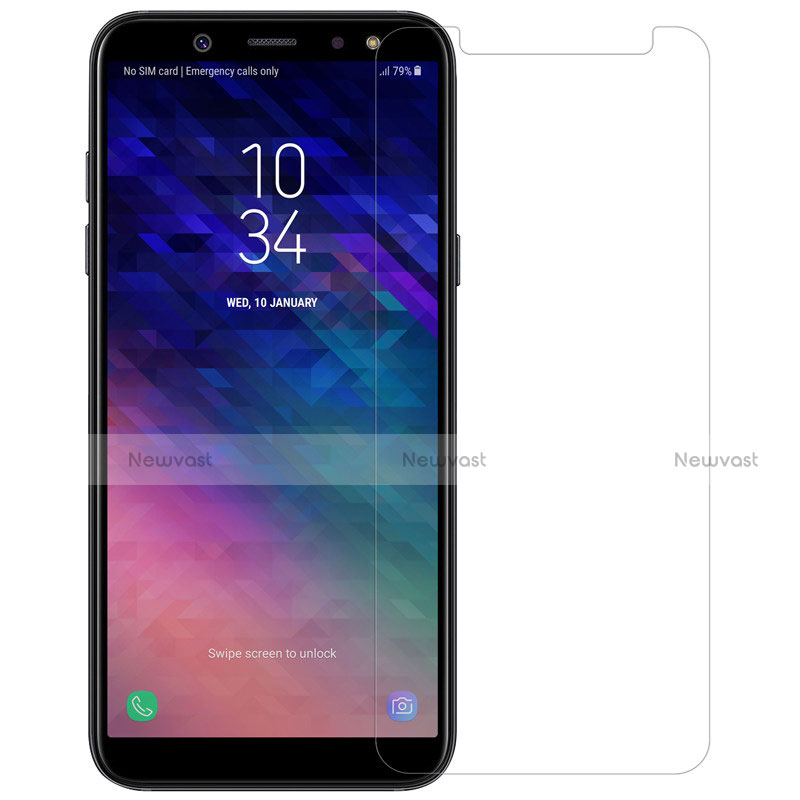 Ultra Clear Tempered Glass Screen Protector Film for Samsung Galaxy A6 (2018) Dual SIM Clear