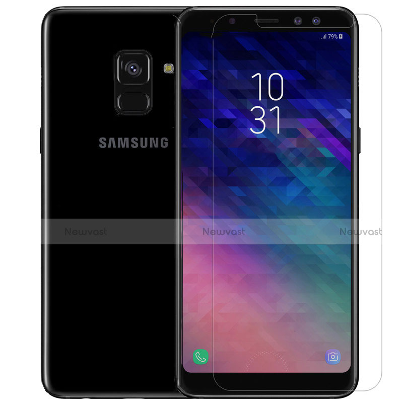Ultra Clear Tempered Glass Screen Protector Film for Samsung Galaxy A8+ A8 Plus (2018) Duos A730F Clear
