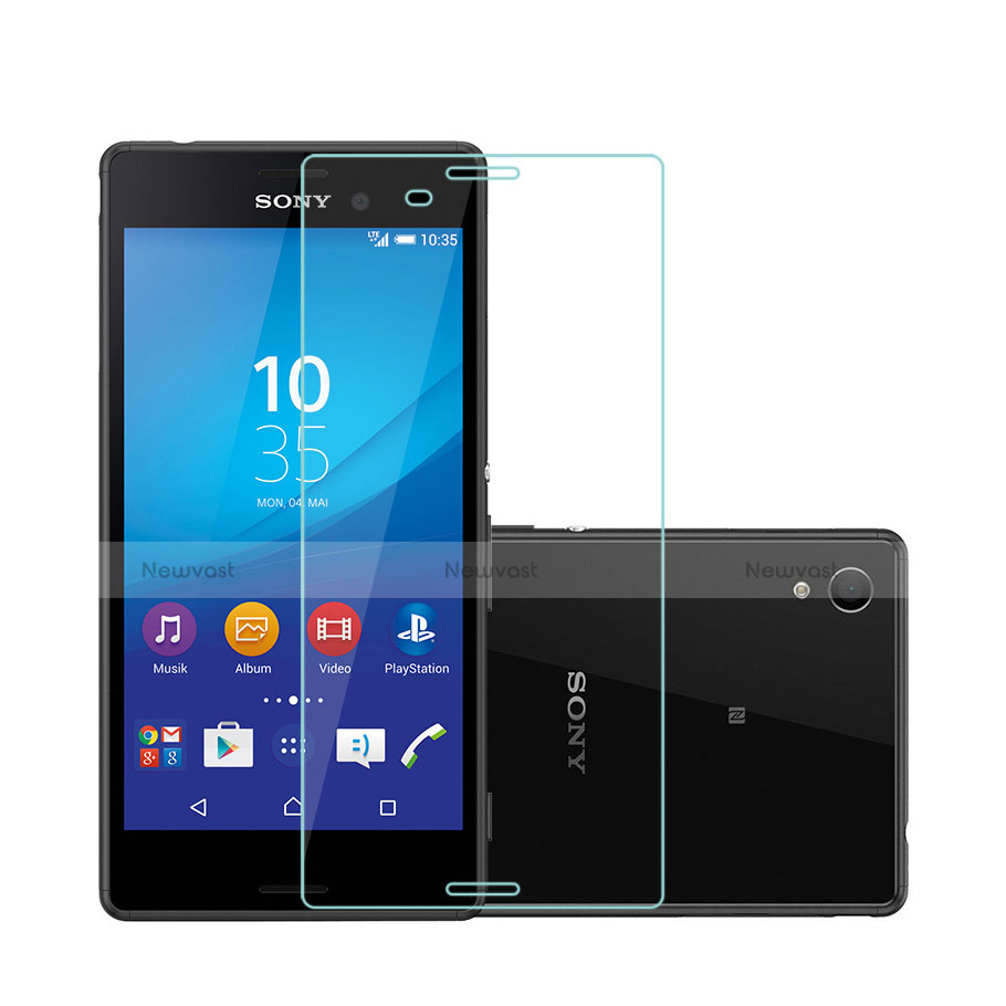 Ultra Clear Tempered Glass Screen Protector Film for Sony Xperia M4 Aqua Clear