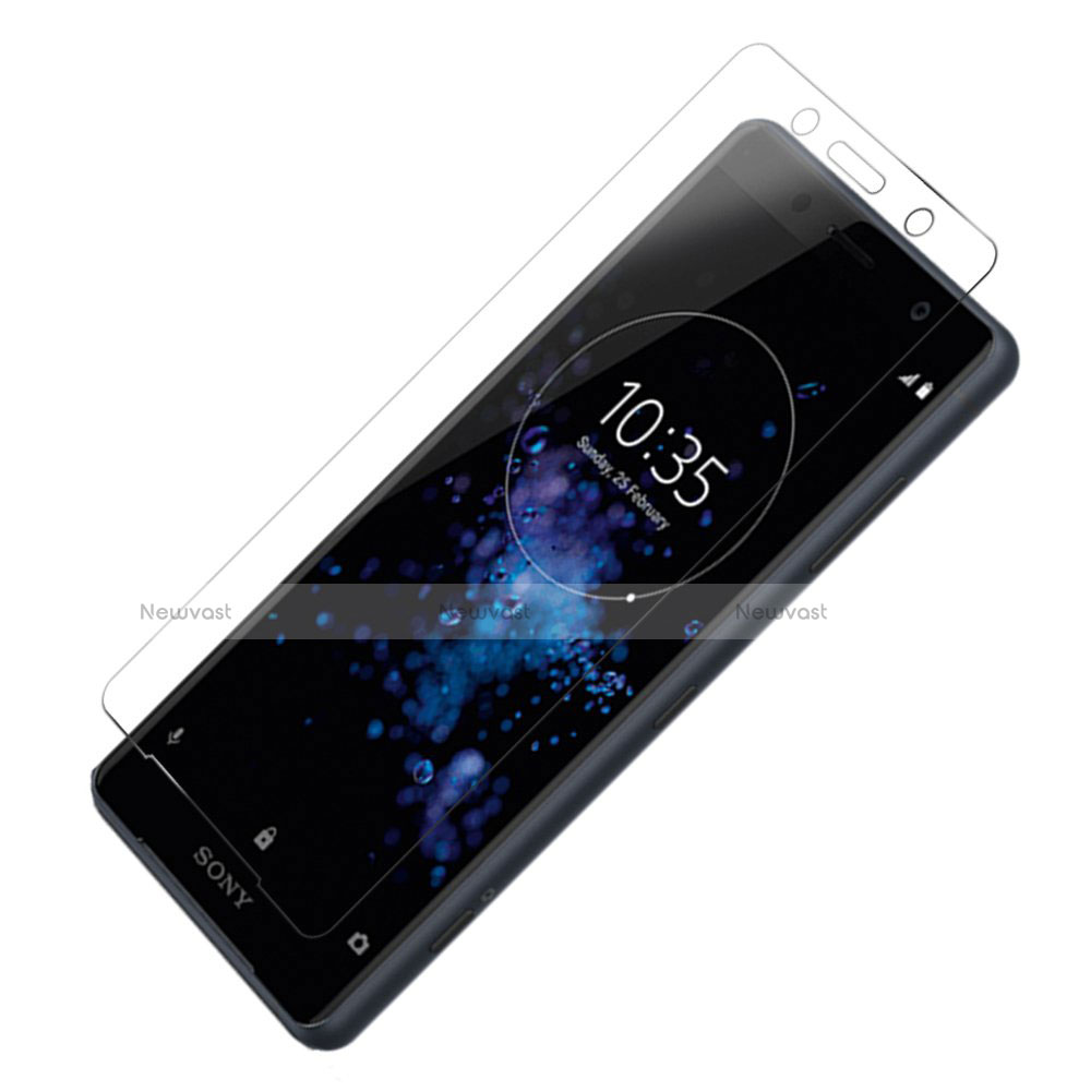 Ultra Clear Tempered Glass Screen Protector Film for Sony Xperia XZ2 Compact Clear