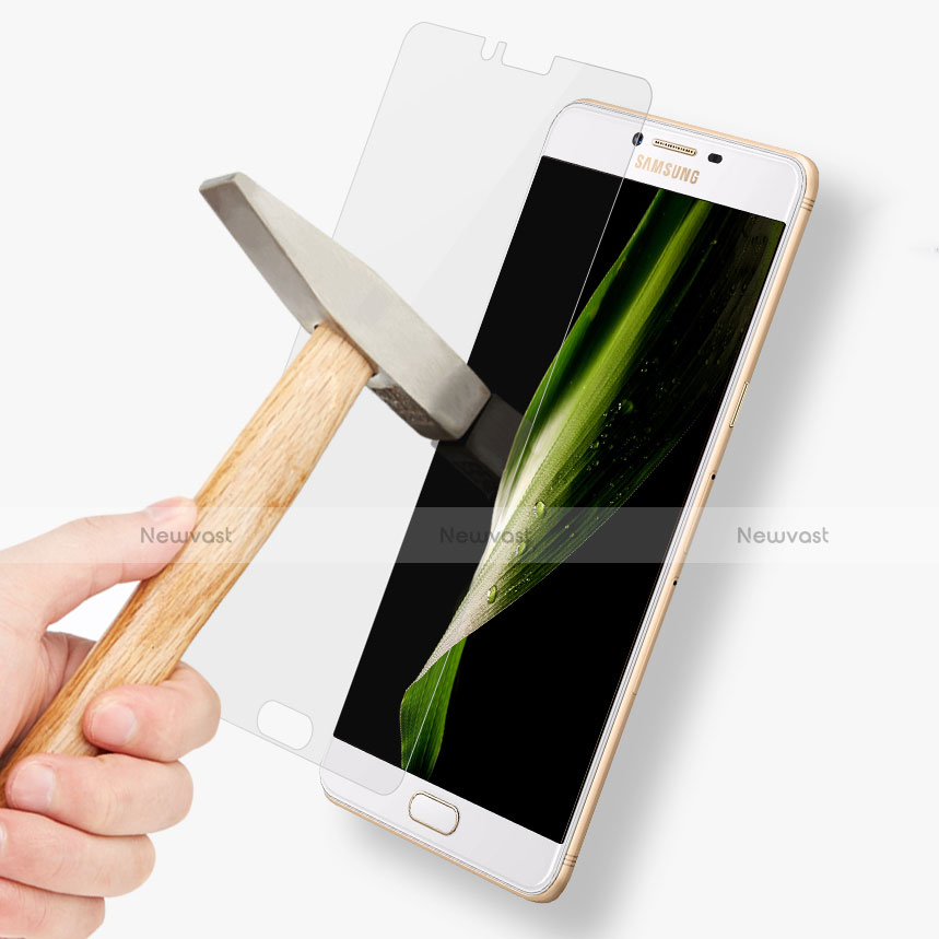 Ultra Clear Tempered Glass Screen Protector Film R02 for Samsung Galaxy C9 Pro C9000 Clear