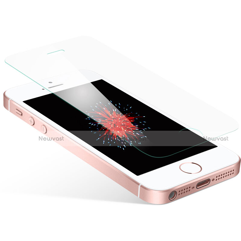 Ultra Clear Tempered Glass Screen Protector Film T01 for Apple iPhone 5 Clear