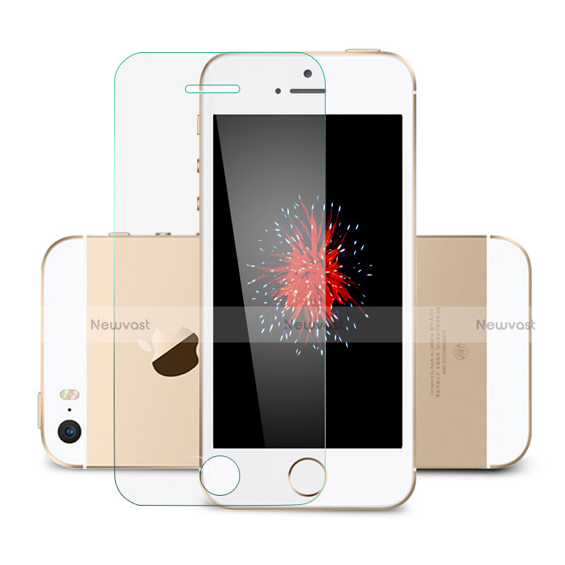 Ultra Clear Tempered Glass Screen Protector Film T01 for Apple iPhone 5S Clear