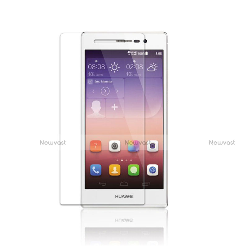Ultra Clear Tempered Glass Screen Protector Film T01 for Huawei P7 Dual SIM Clear