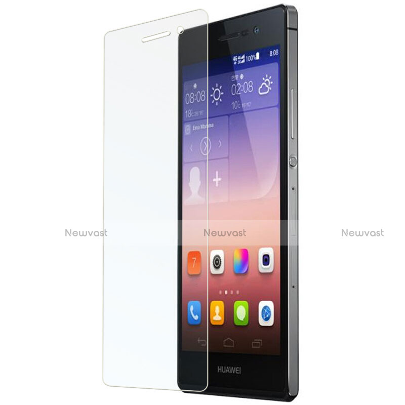 Ultra Clear Tempered Glass Screen Protector Film T01 for Huawei P7 Dual SIM Clear