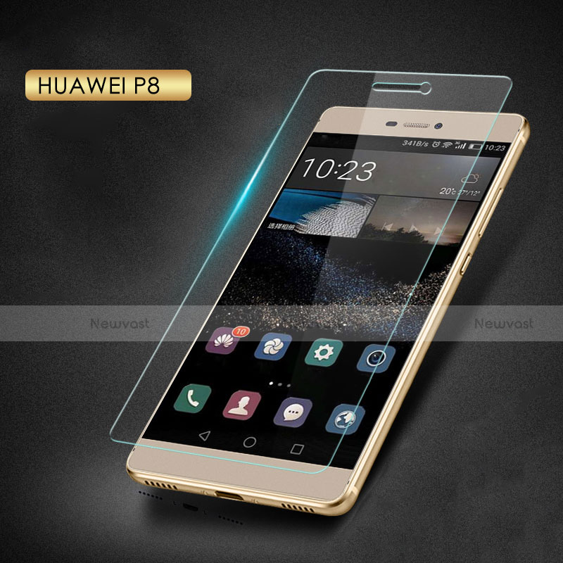 Ultra Clear Tempered Glass Screen Protector Film T01 for Huawei P8 Clear