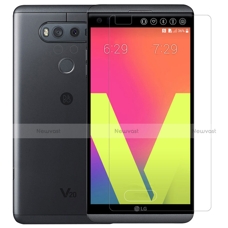 Ultra Clear Tempered Glass Screen Protector Film T01 for LG V20 Clear