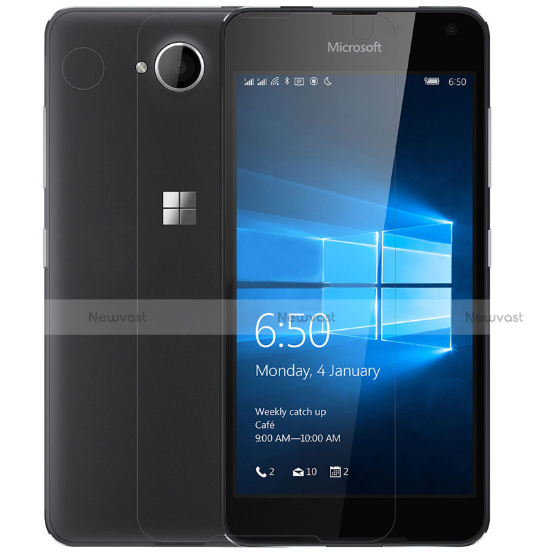Ultra Clear Tempered Glass Screen Protector Film T01 for Microsoft Lumia 650 Clear