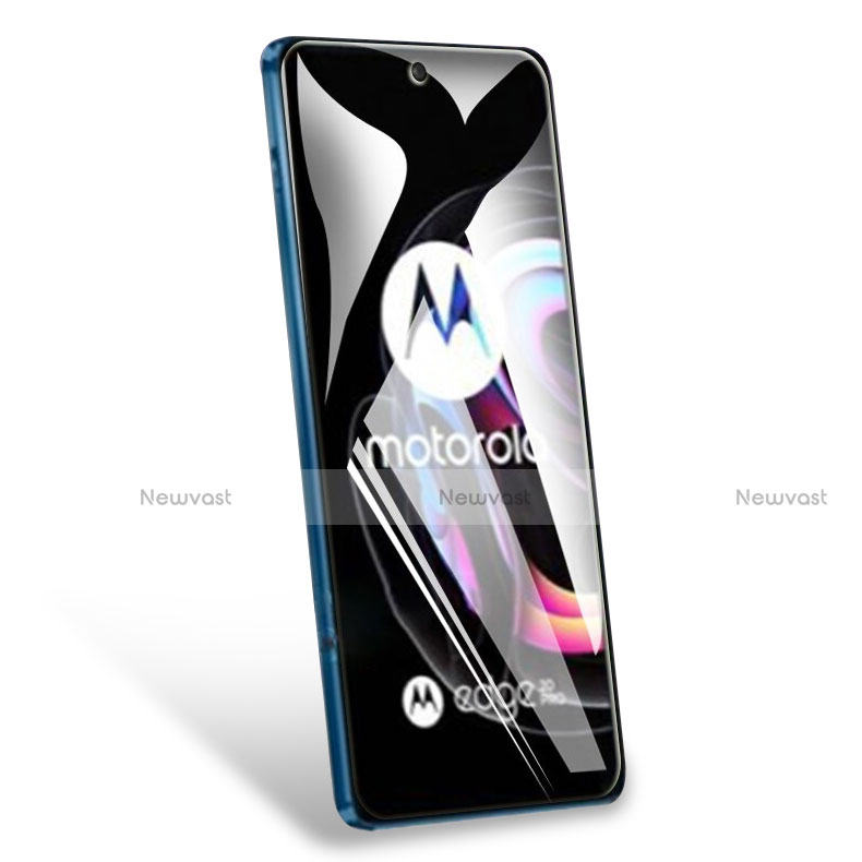 Ultra Clear Tempered Glass Screen Protector Film T01 for Motorola Moto Edge 20 Pro 5G Clear